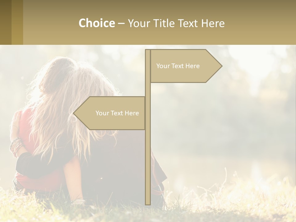 Mother White Lifestyle PowerPoint Template