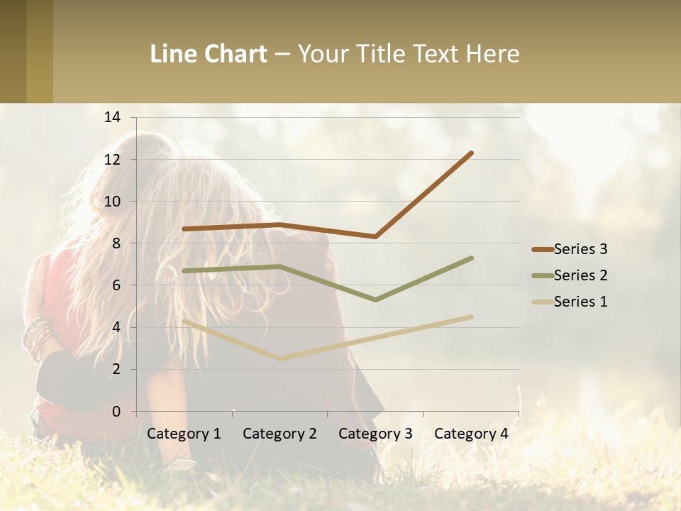Mother White Lifestyle PowerPoint Template