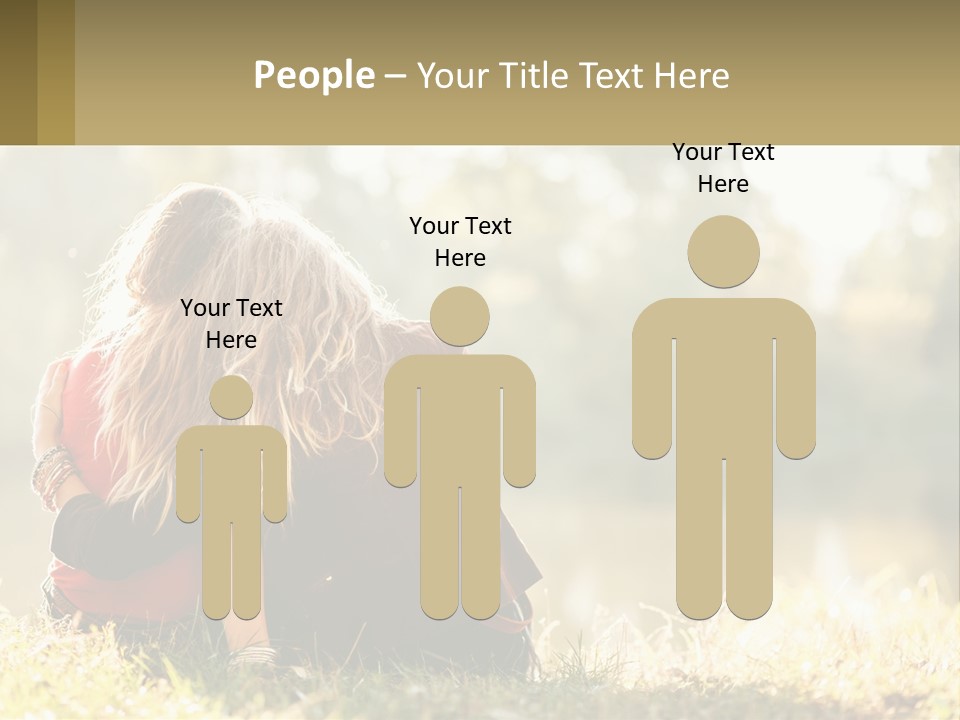 Mother White Lifestyle PowerPoint Template