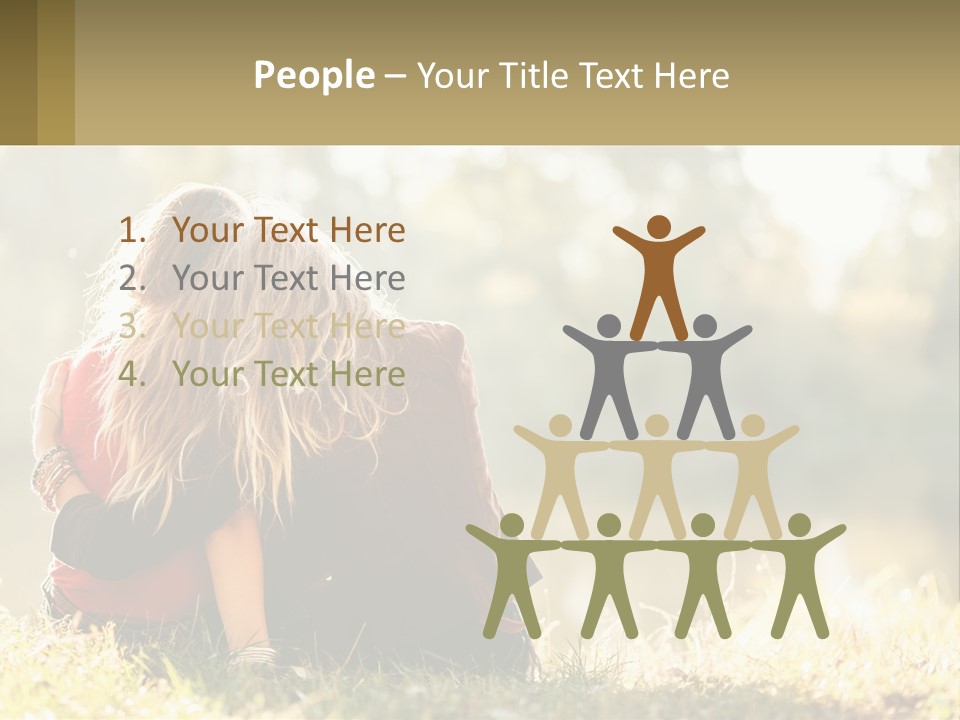 Mother White Lifestyle PowerPoint Template