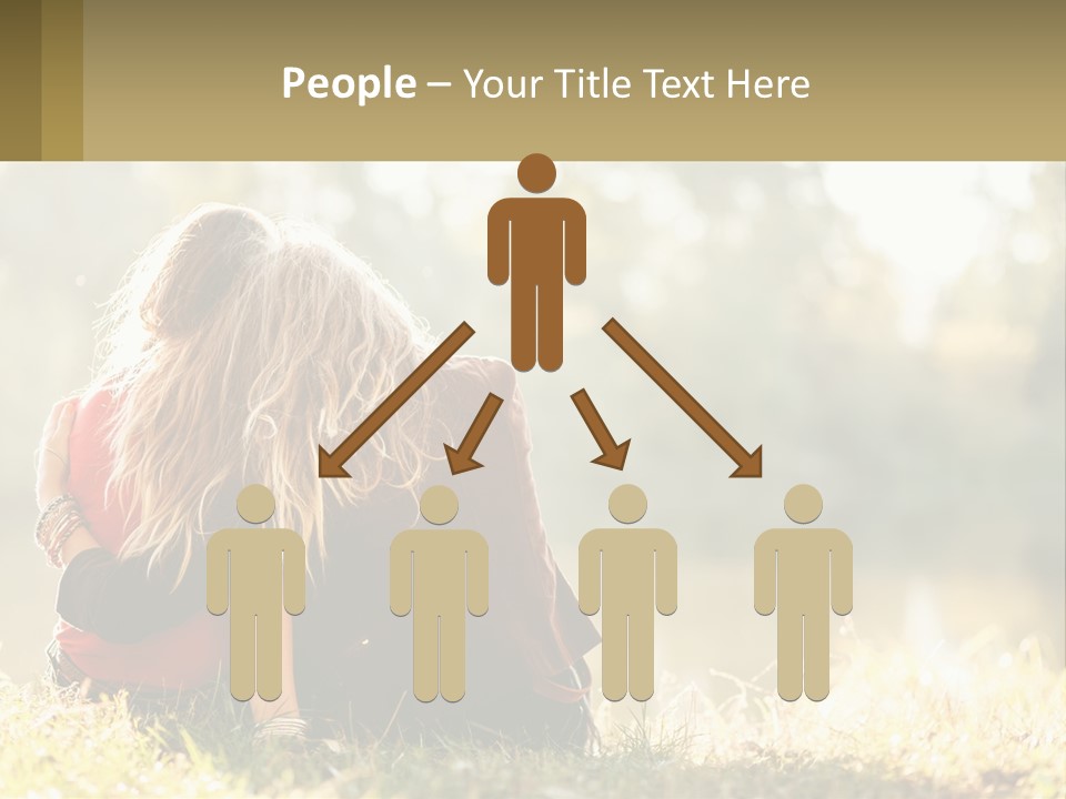 Mother White Lifestyle PowerPoint Template