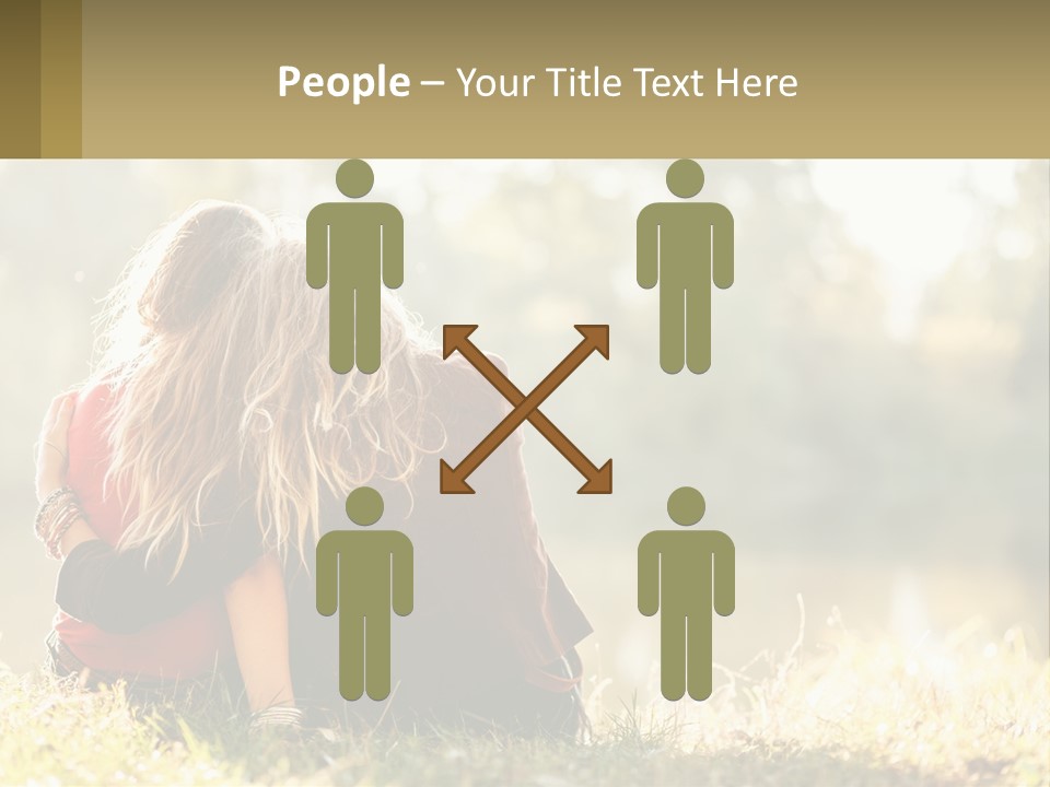 Mother White Lifestyle PowerPoint Template