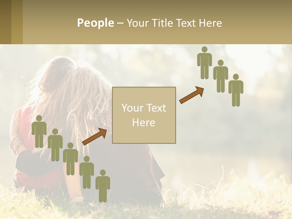 Mother White Lifestyle PowerPoint Template