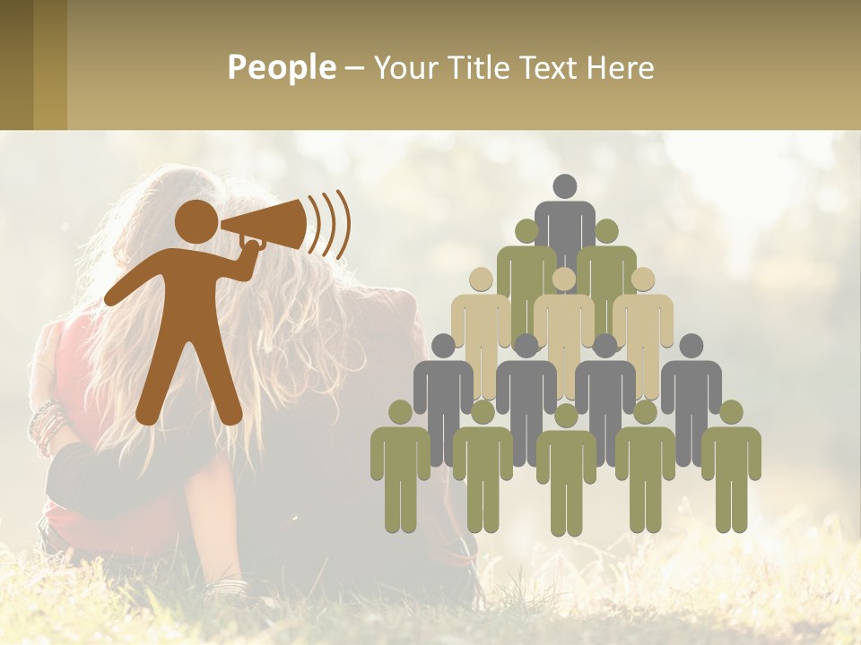 Mother White Lifestyle PowerPoint Template