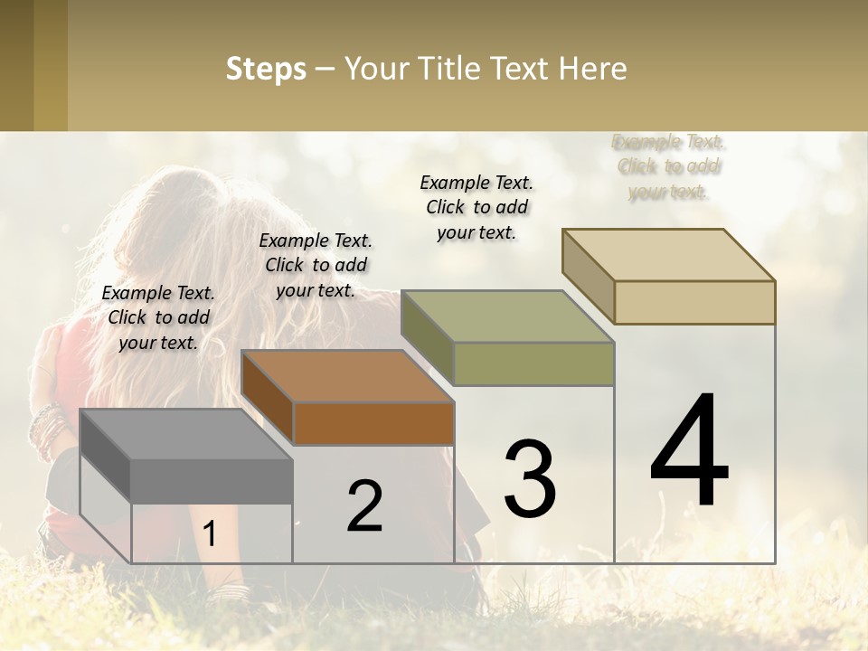 Mother White Lifestyle PowerPoint Template