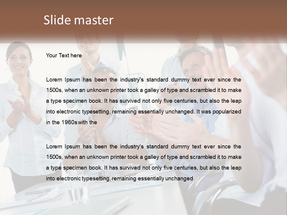 Lifestyle Sand Calm PowerPoint Template