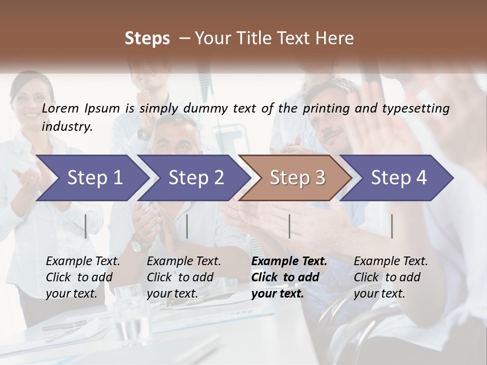 Lifestyle Sand Calm PowerPoint Template