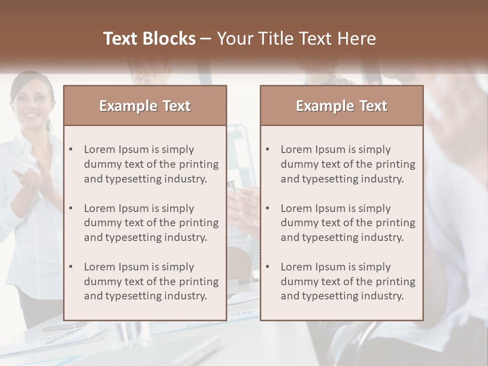 Lifestyle Sand Calm PowerPoint Template