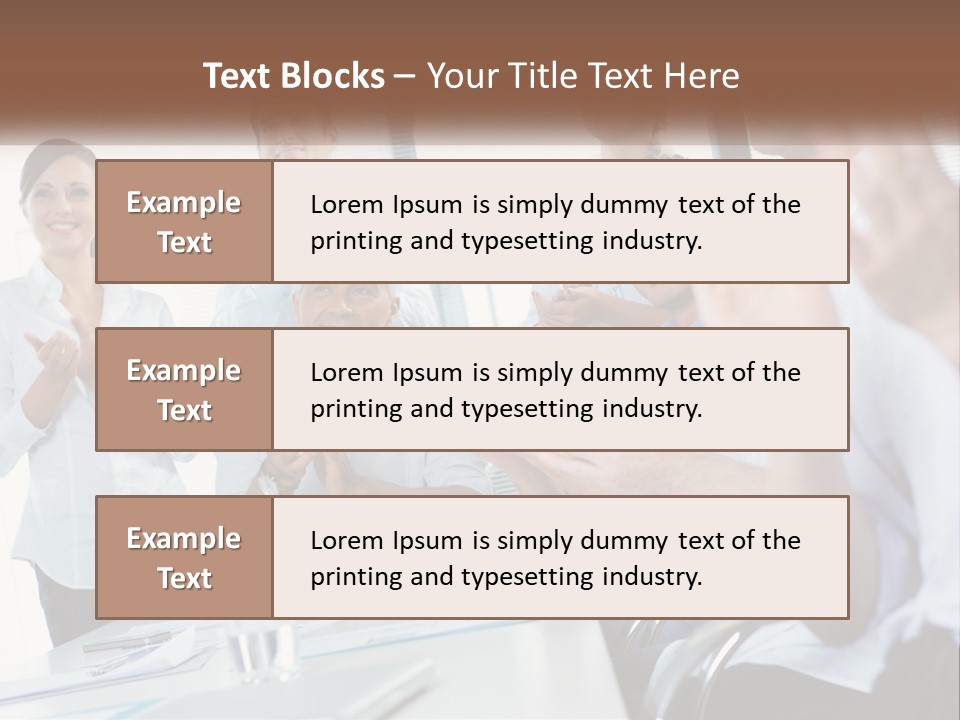 Lifestyle Sand Calm PowerPoint Template