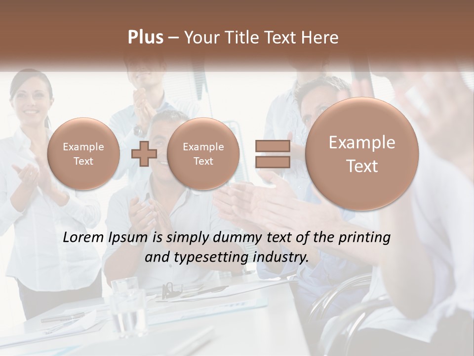 Lifestyle Sand Calm PowerPoint Template