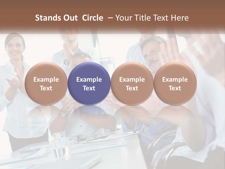 Lifestyle Sand Calm PowerPoint Template