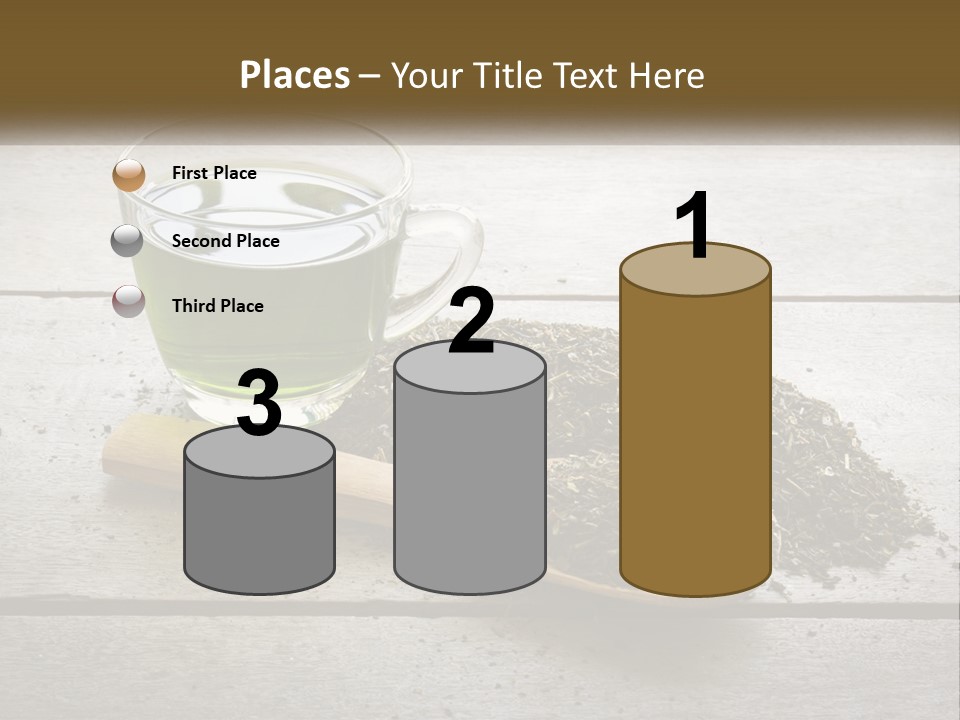 Caucasian Standing Woman PowerPoint Template