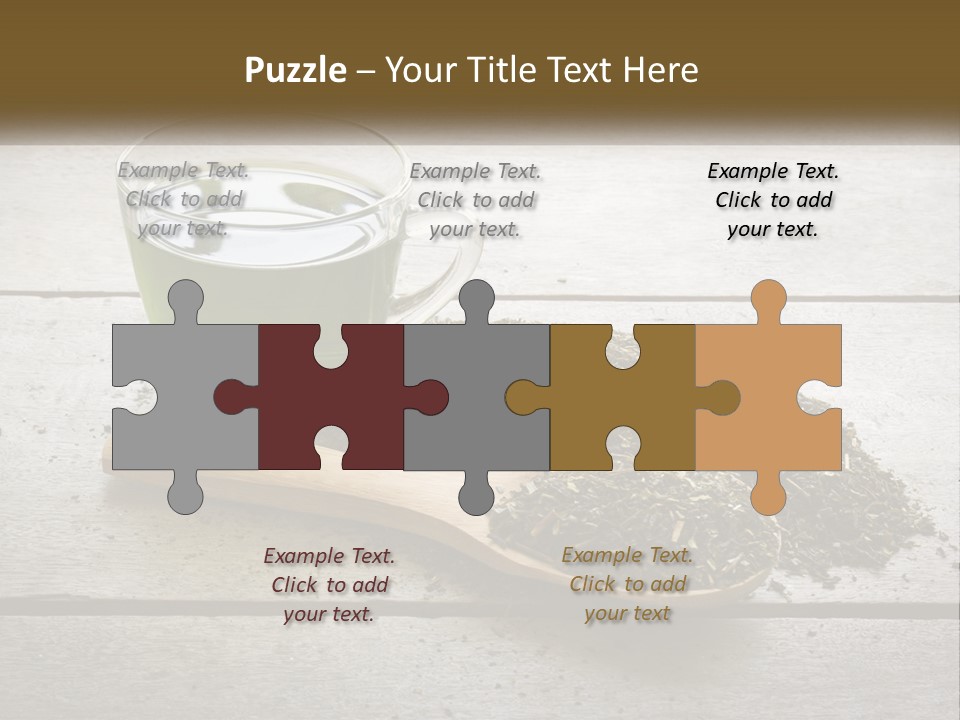 Caucasian Standing Woman PowerPoint Template