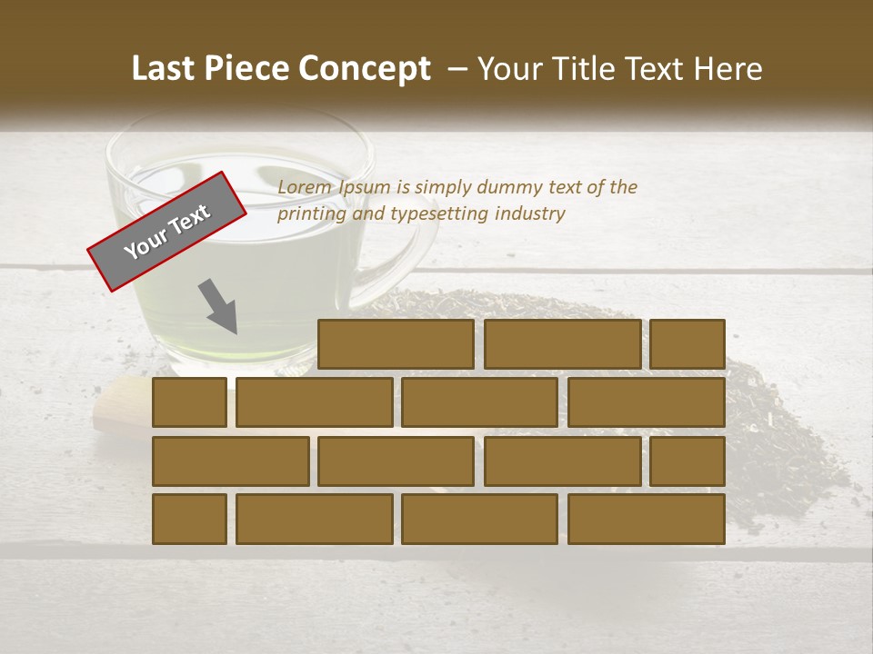 Caucasian Standing Woman PowerPoint Template