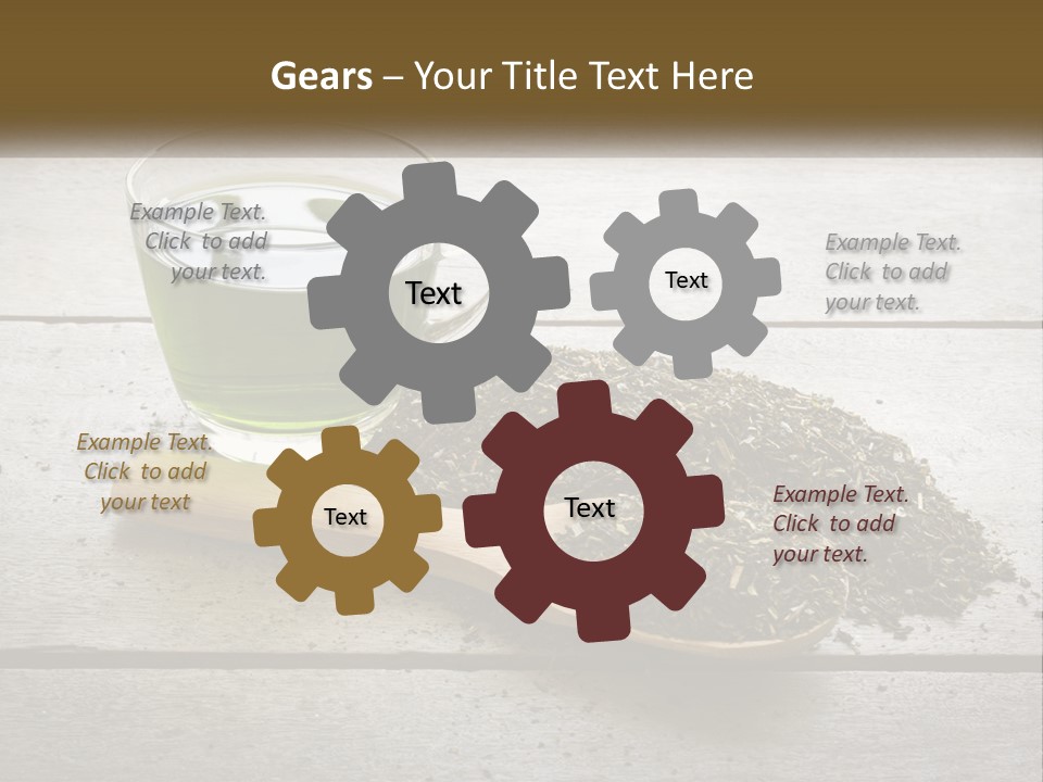 Caucasian Standing Woman PowerPoint Template