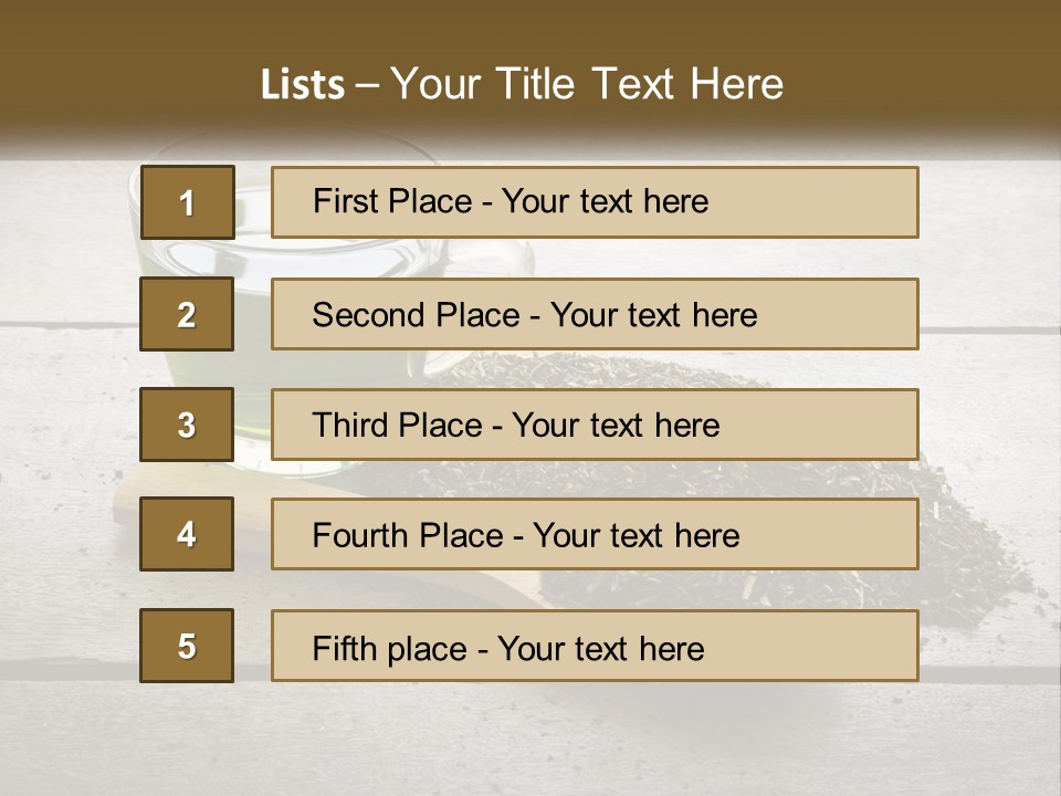 Caucasian Standing Woman PowerPoint Template