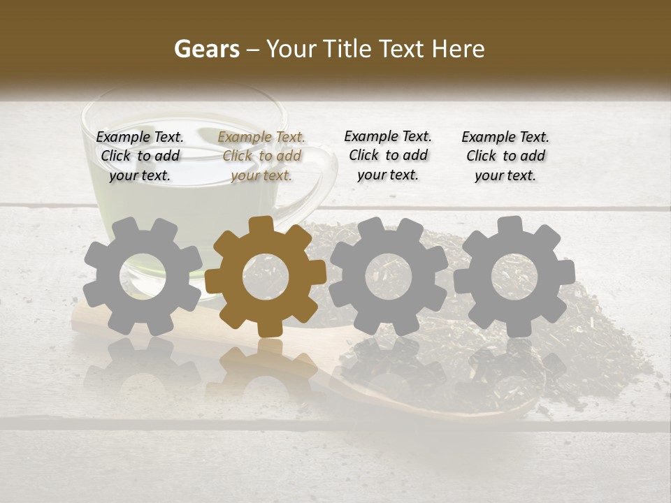 Caucasian Standing Woman PowerPoint Template