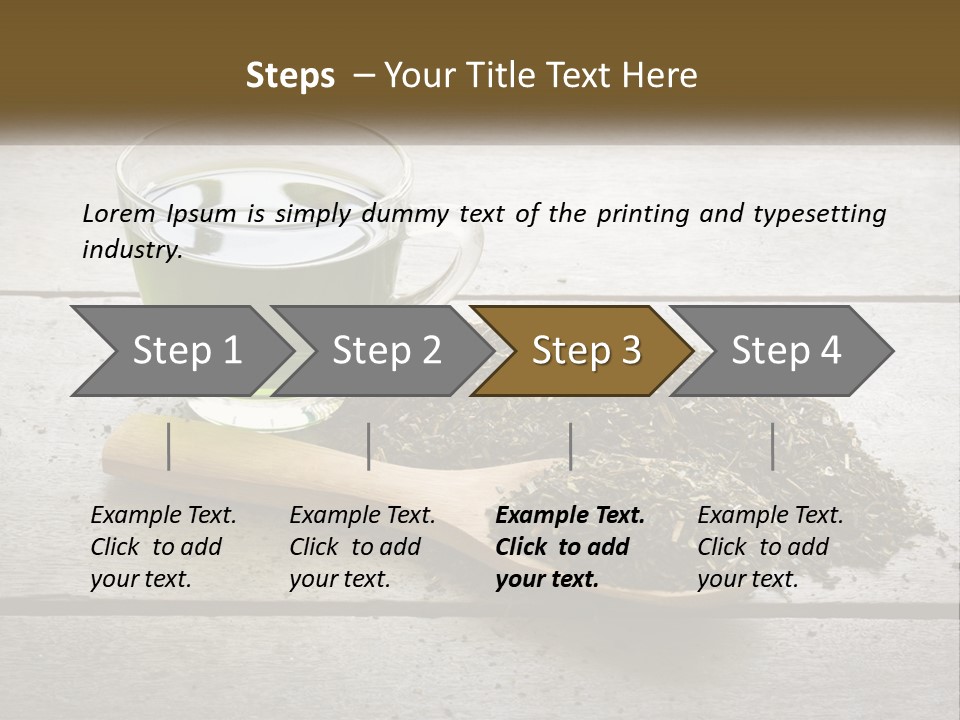 Caucasian Standing Woman PowerPoint Template