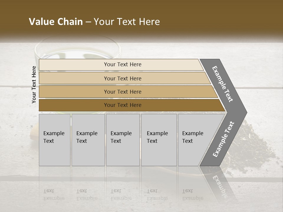 Caucasian Standing Woman PowerPoint Template