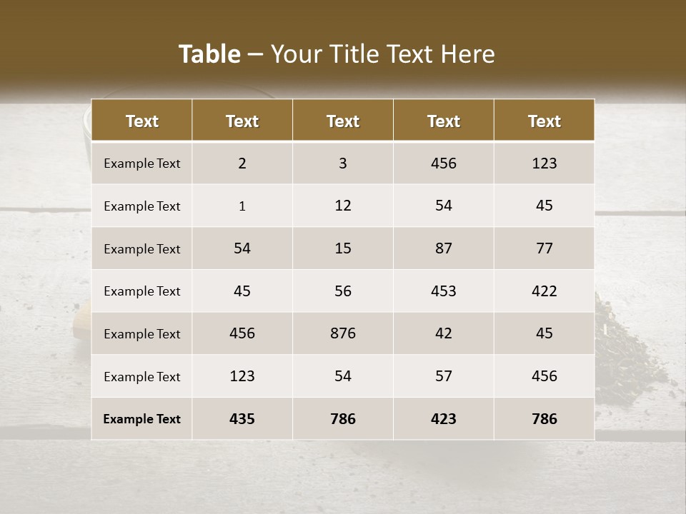 Caucasian Standing Woman PowerPoint Template