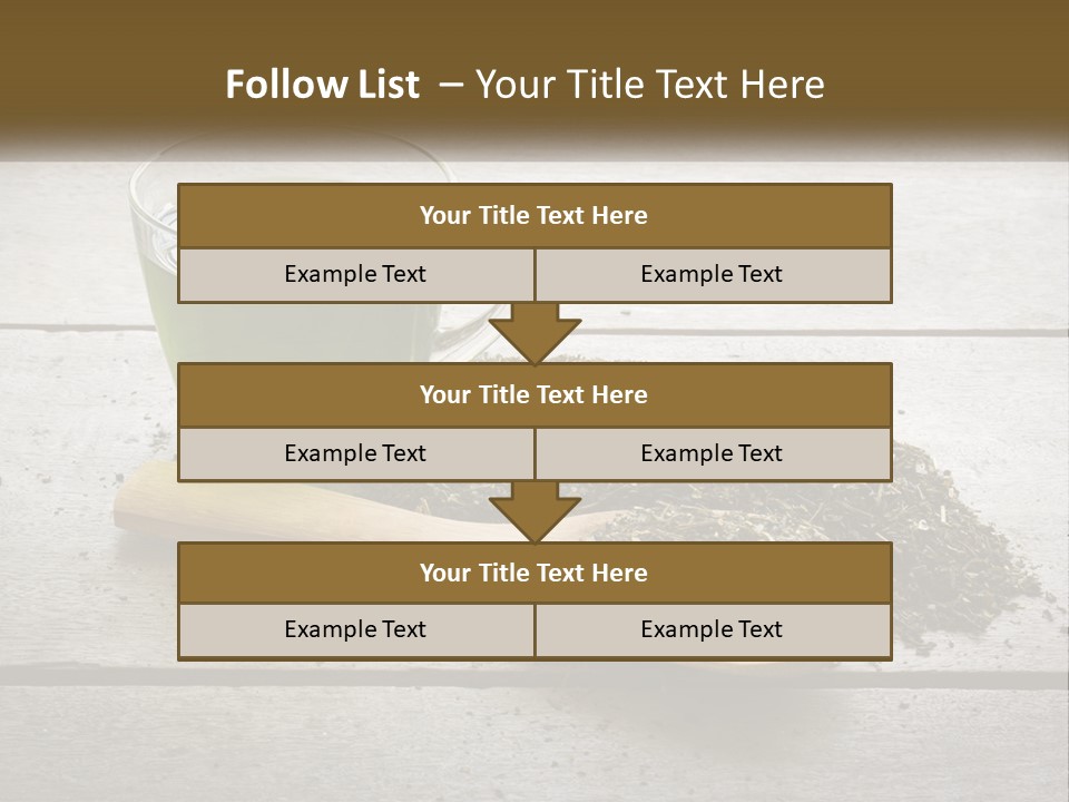 Caucasian Standing Woman PowerPoint Template