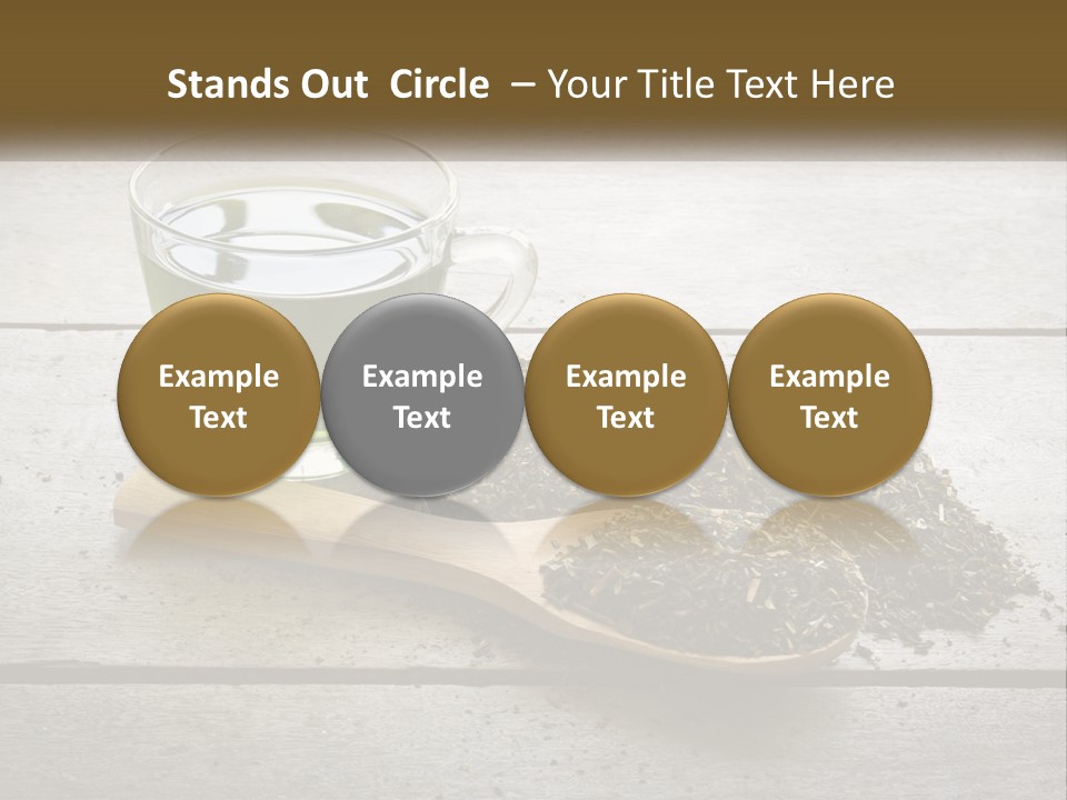 Caucasian Standing Woman PowerPoint Template