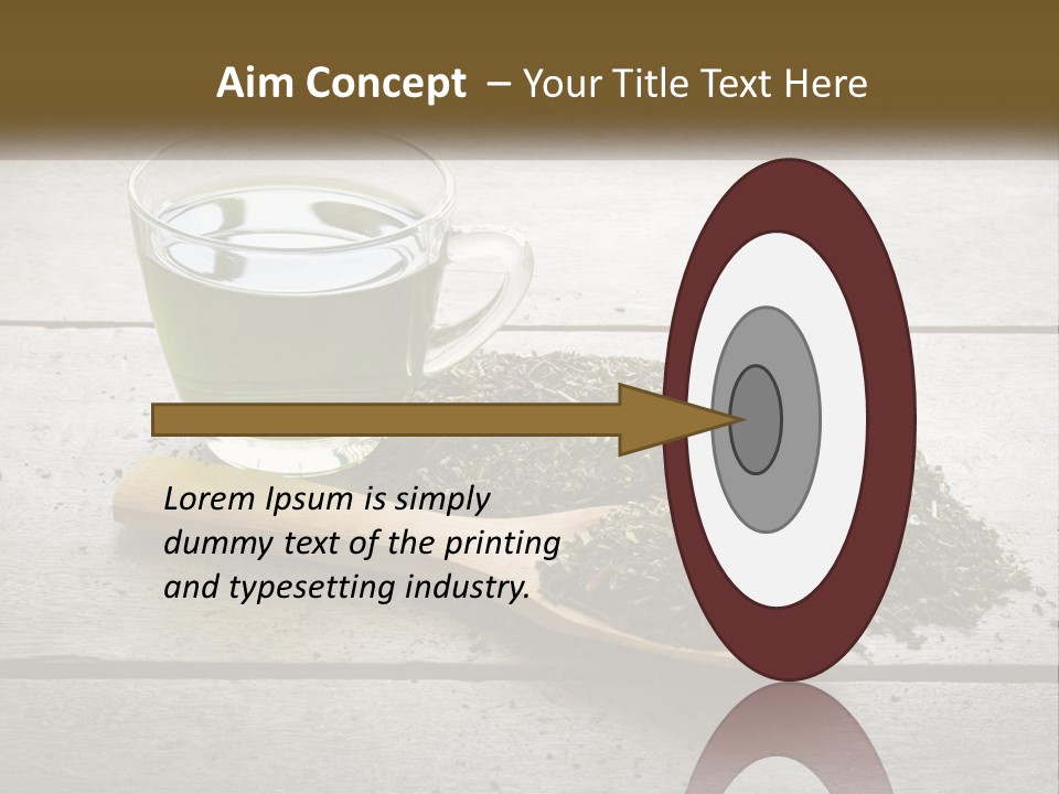 Caucasian Standing Woman PowerPoint Template