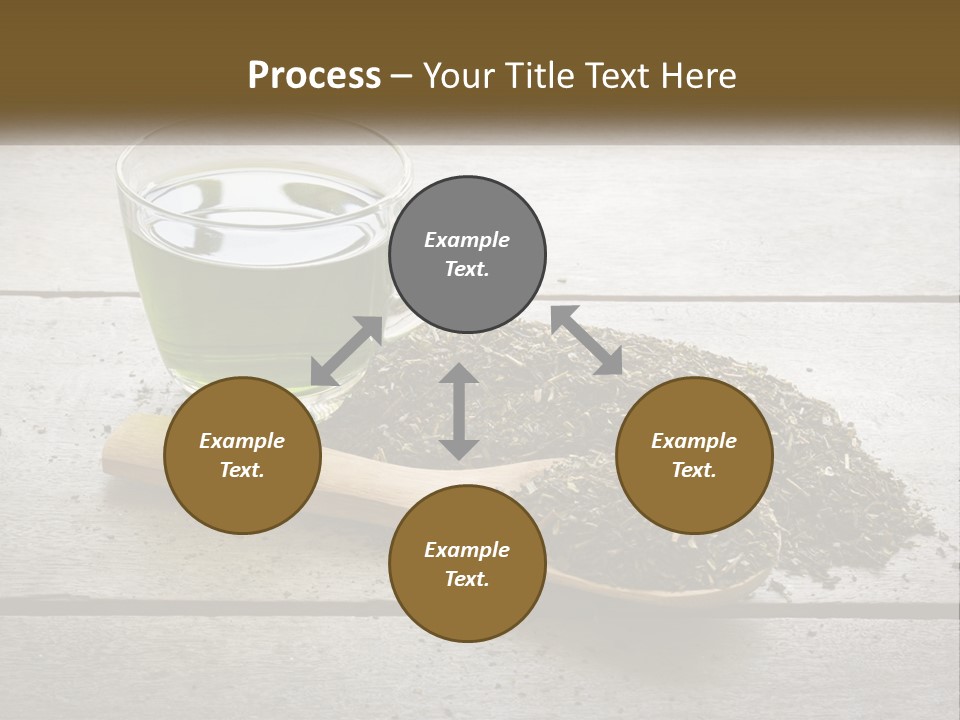 Caucasian Standing Woman PowerPoint Template