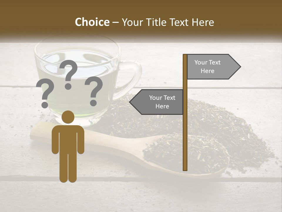 Caucasian Standing Woman PowerPoint Template