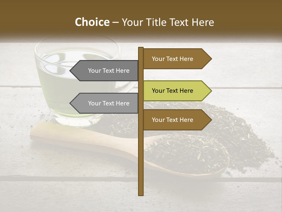 Caucasian Standing Woman PowerPoint Template