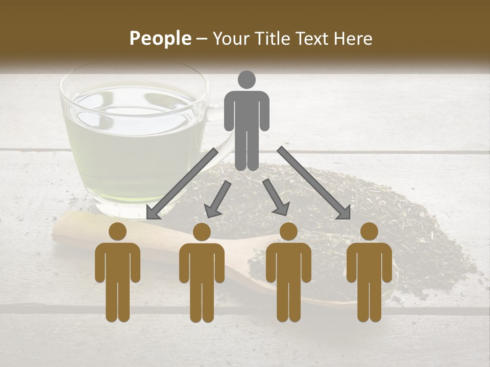 Caucasian Standing Woman PowerPoint Template