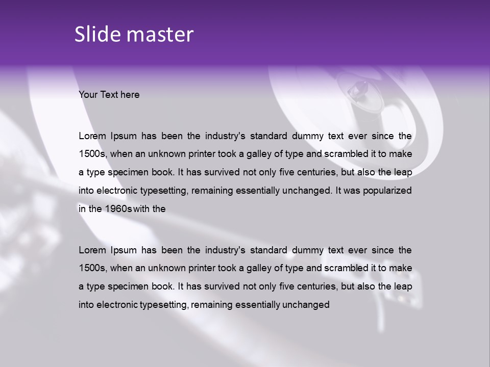 Sad Wave Elderly PowerPoint Template