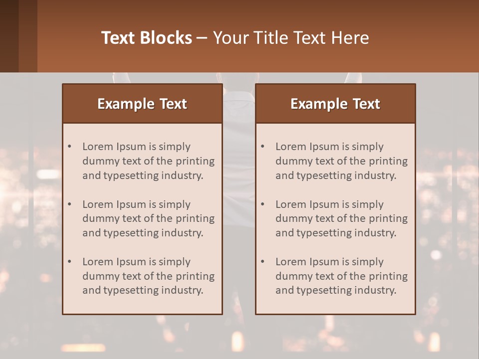 Coast Sunrise Sunset PowerPoint Template