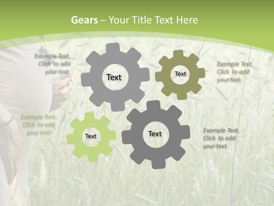 Standing Retirement Old PowerPoint Template