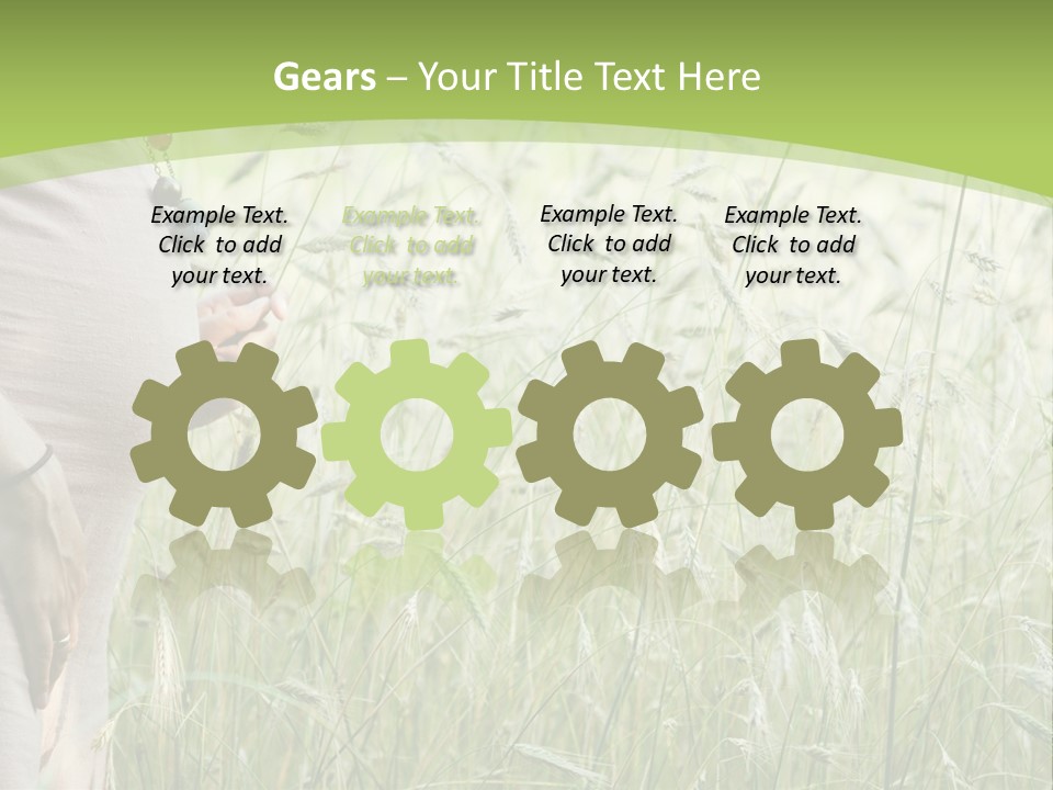 Standing Retirement Old PowerPoint Template