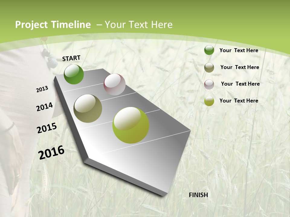 Standing Retirement Old PowerPoint Template
