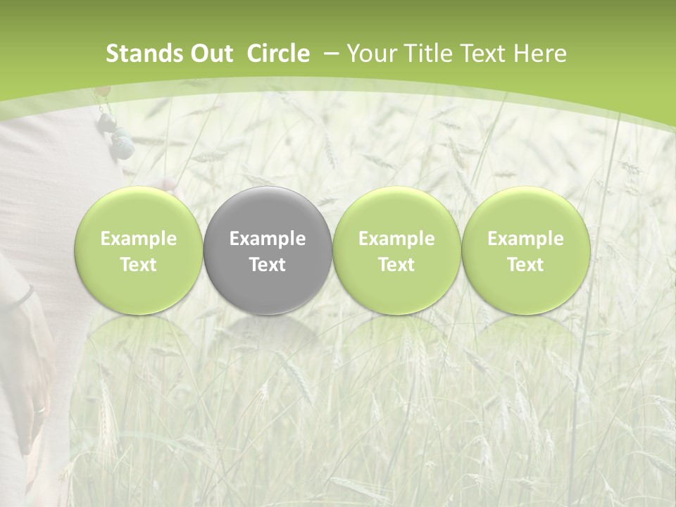 Standing Retirement Old PowerPoint Template