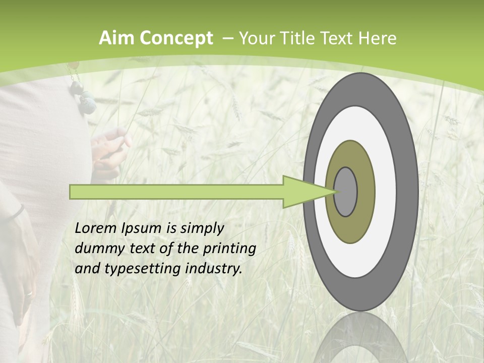 Standing Retirement Old PowerPoint Template