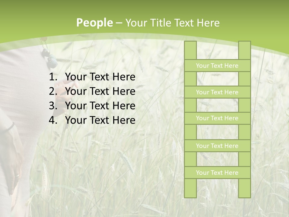 Standing Retirement Old PowerPoint Template