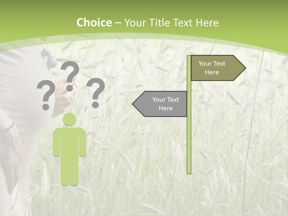 Standing Retirement Old PowerPoint Template