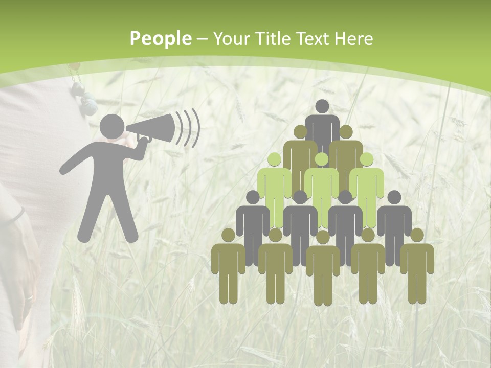 Standing Retirement Old PowerPoint Template