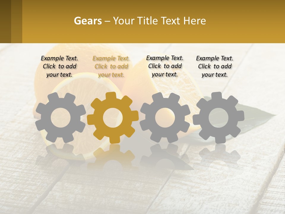 Wave Beach Mother PowerPoint Template