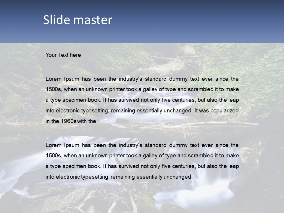 Calm Wave Coast PowerPoint Template