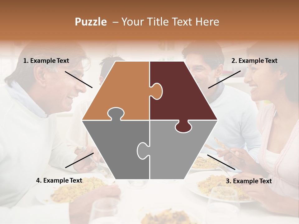 Caucasian Water Ocean PowerPoint Template