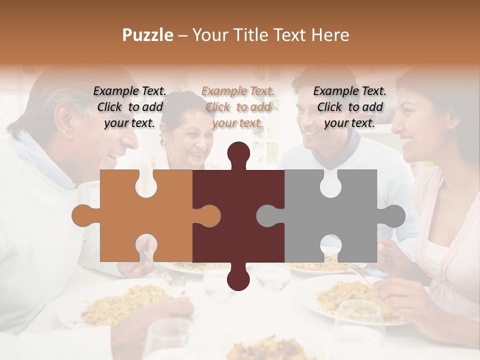 Caucasian Water Ocean PowerPoint Template