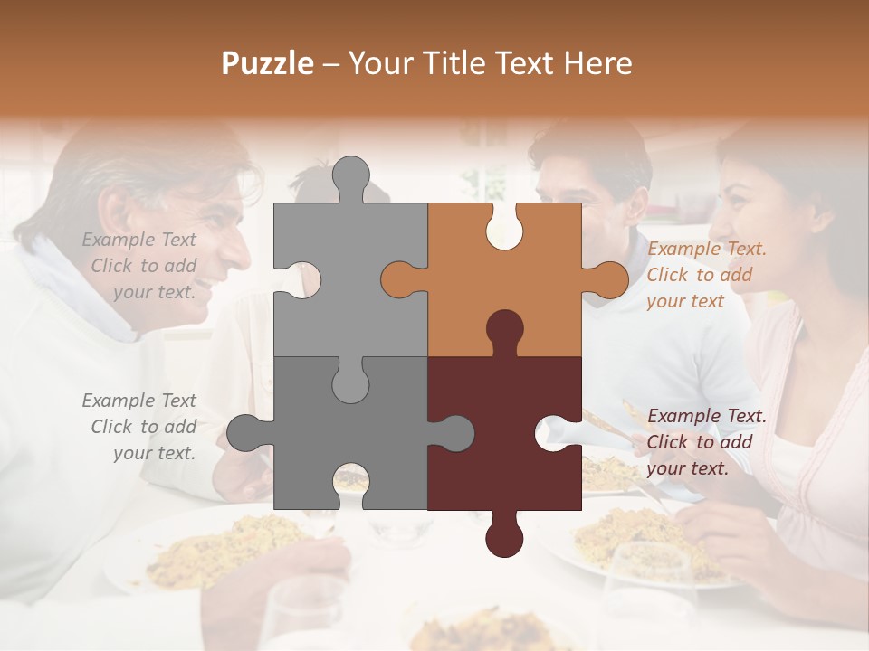 Caucasian Water Ocean PowerPoint Template