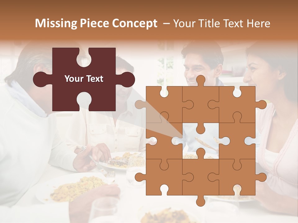 Caucasian Water Ocean PowerPoint Template