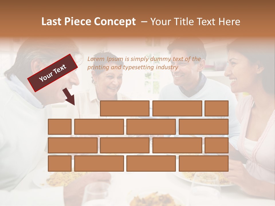 Caucasian Water Ocean PowerPoint Template