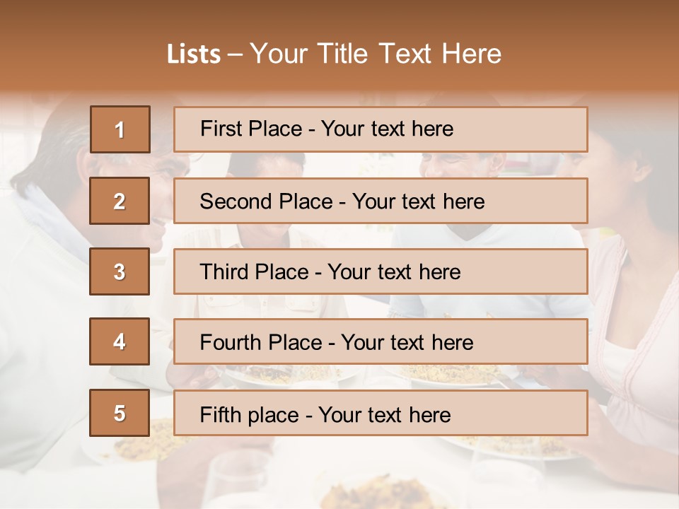 Caucasian Water Ocean PowerPoint Template