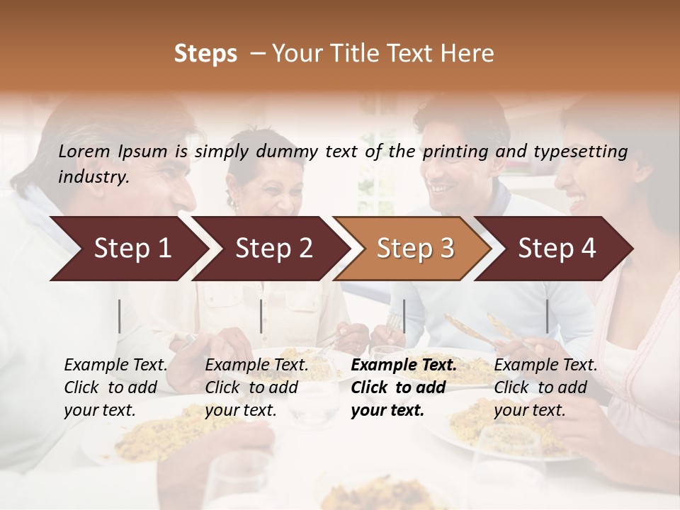 Caucasian Water Ocean PowerPoint Template